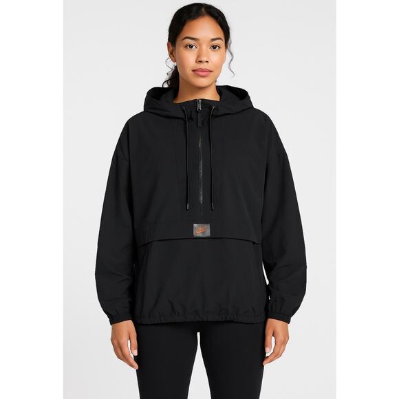 Nike Revolution Black Anorak Jacket XXL DX2321-010 1/2‑Zip Pullover Windbreaker - Picture 1 of 12